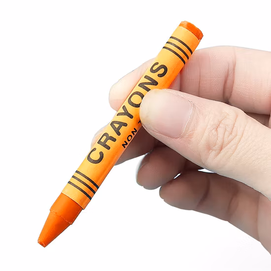 Pastelli a cera colorati in plastica per bambini