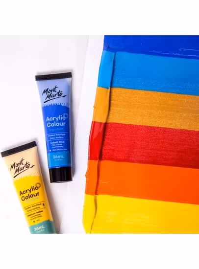 Set di colori acrilici Mont Marte 36 pezzi x 36 ml